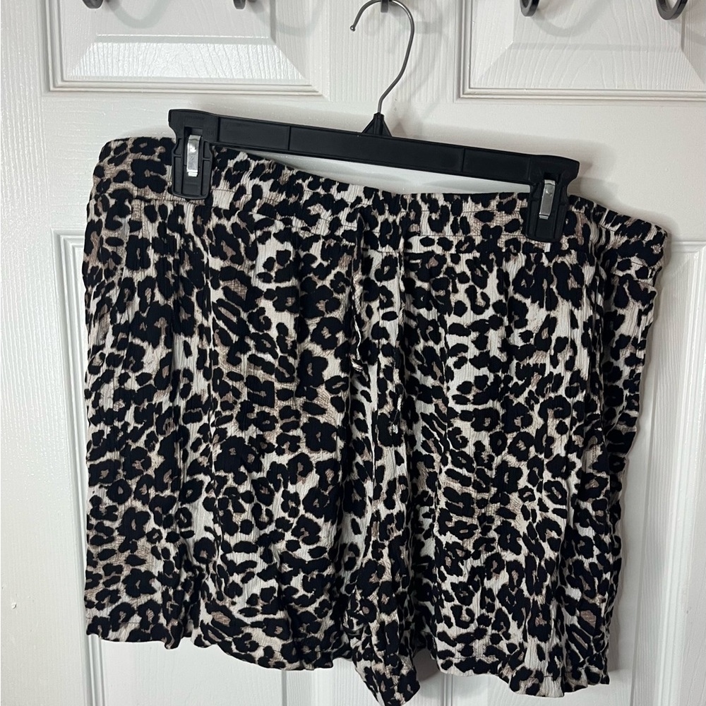Leopard Print Shorts
